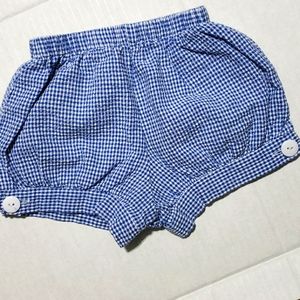 Gingham unisex bubble shorts sz 4 by lime green